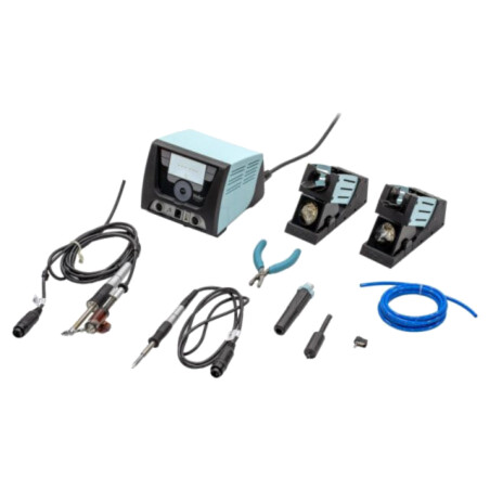 Staţie de lipit-dezlipit; 255W; 120W; 120W; 50÷550°C; 230VAC; Ch: 2