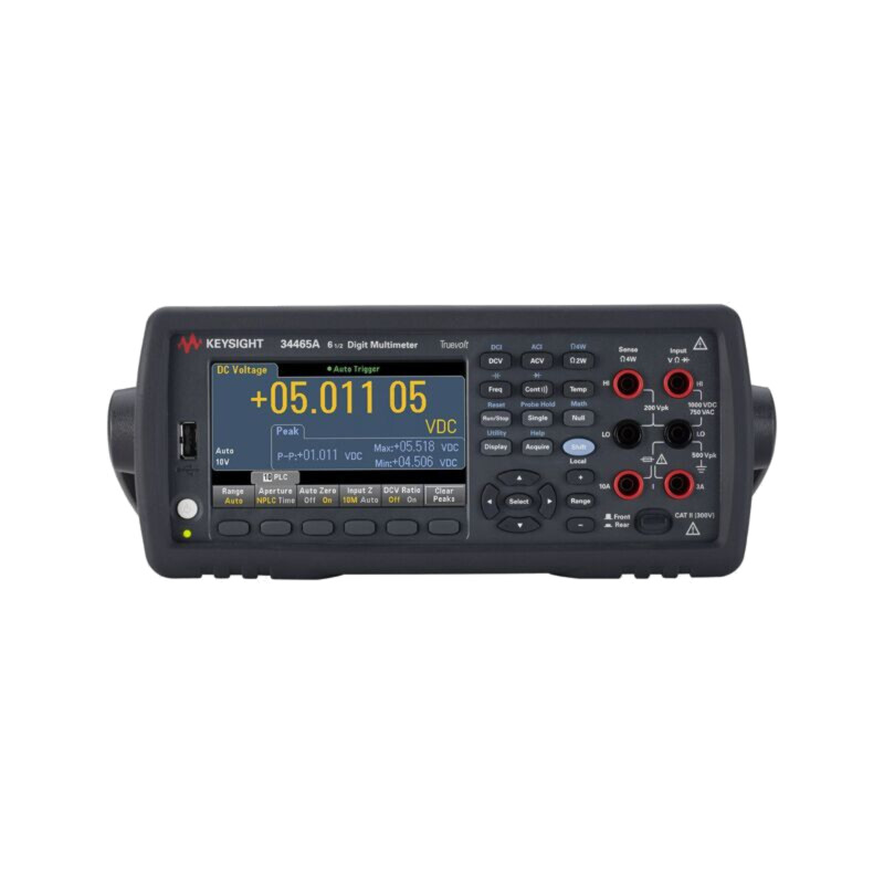 Multimetru de masă; LCD TFT 4,3"; 6,5 cifre; 480x272; 3÷300kHz