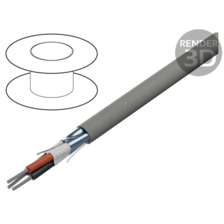 Cablu; EcoCable Mini; 3x26AWG; ecranat,folie Al-PET; MPPE; 300V