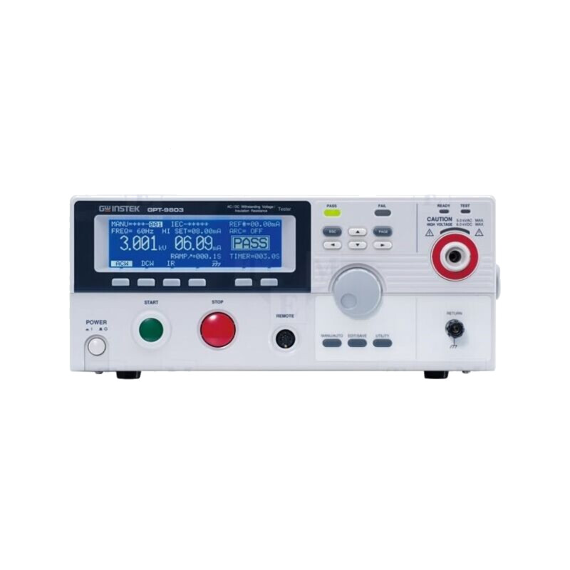 Tester de siguranţă; Utest: 0,1÷5kVAC,0,05÷6kVDC; True RMS AC Tester de siguranţă; Utest: 0,1÷5kVAC,0,05÷6kVDC; True RMS AC