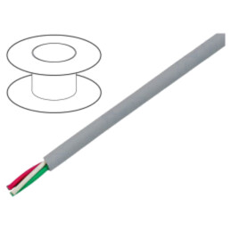 Cablu; EcoCable Mini; 4x24AWG; neecranat; 300V; 305m; Cu; litat