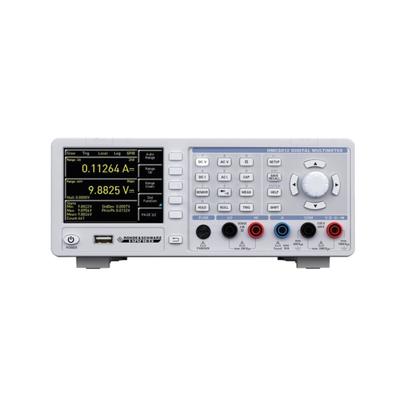 Multimetru de masă; LCD TFT; 5,75 cifre; I DC: 20mA,200mA,2A,10A