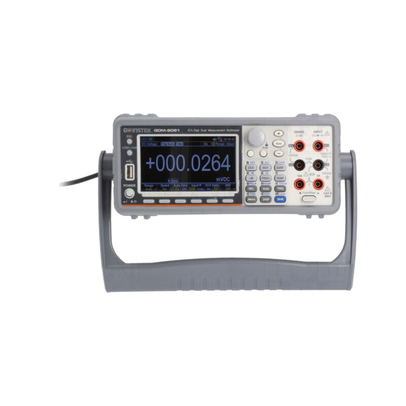 Multimetru de masă; color,LCD TFT 4,3"; 6,5 cifre; 480x272