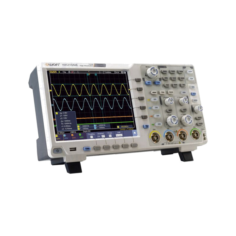 Osciloscop: digital; Ch: 4; 100MHz; 1Gsps; 40Mpts; LCD TFT 8"; XDS Osciloscop: digital; Ch: 4; 100MHz; 1Gsps; 40Mpts; LCD TFT 8"; XDS