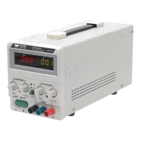 Alimentator: de laborator; pulsatoriu,canal unic; 0÷60VDC; 0÷6A
