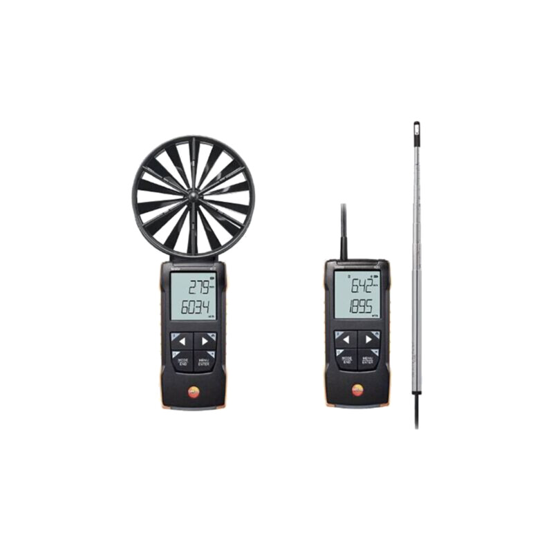 Termoanemometru; Rezol.măsurare viteză: 0,01m/s Termoanemometru; Rezol.măsurare viteză: 0,01m/s