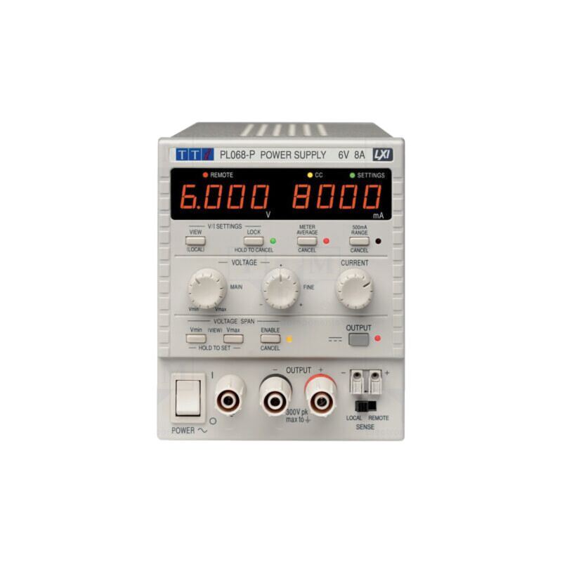 Alimentator: de laborator programabil; Ch: 1; 0÷6VDC; 0÷8A; 1mV Alimentator: de laborator programabil; Ch: 1; 0÷6VDC; 0÷8A; 1mV