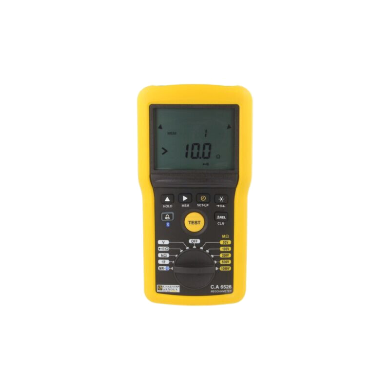Aparat de măsură: rezistenţa de izolaţie; LCD; (4000); IP54