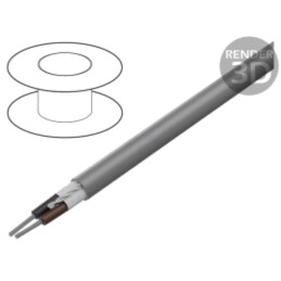 Cablu; Xtra Guard® 1; 2x24AWG; neecranat; 300V; 305m; Cu; litat