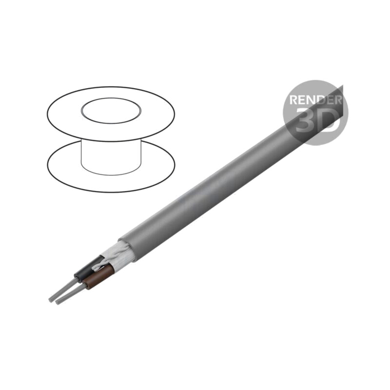 Cablu; Xtra Guard® 1; 2x24AWG; neecranat; 300V; 305m; Cu; litat Cablu; Xtra Guard® 1; 2x24AWG; neecranat; 300V; 305m; Cu; litat