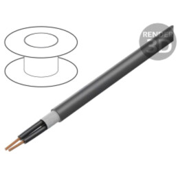 Cablu; Xtra Guard® Flex; 2x18AWG; neecranat; 600V; 305m; Cu; litat