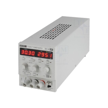 Alimentator: de laborator programabil; Ch: 1; 0÷30VDC; 0÷3A; 1mV