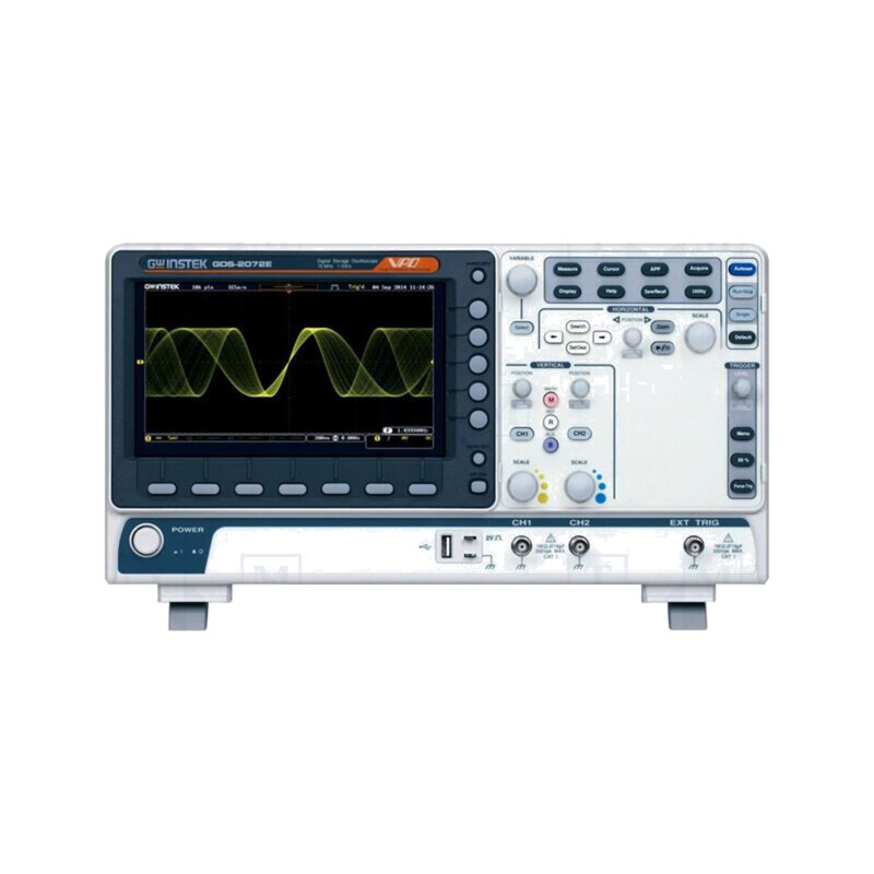 Osciloscop: digital; DSO; Ch: 2; 70MHz; 1Gsps; 10Mpts; LCD TFT 8" Osciloscop: digital; DSO; Ch: 2; 70MHz; 1Gsps; 10Mpts; LCD TFT 8"