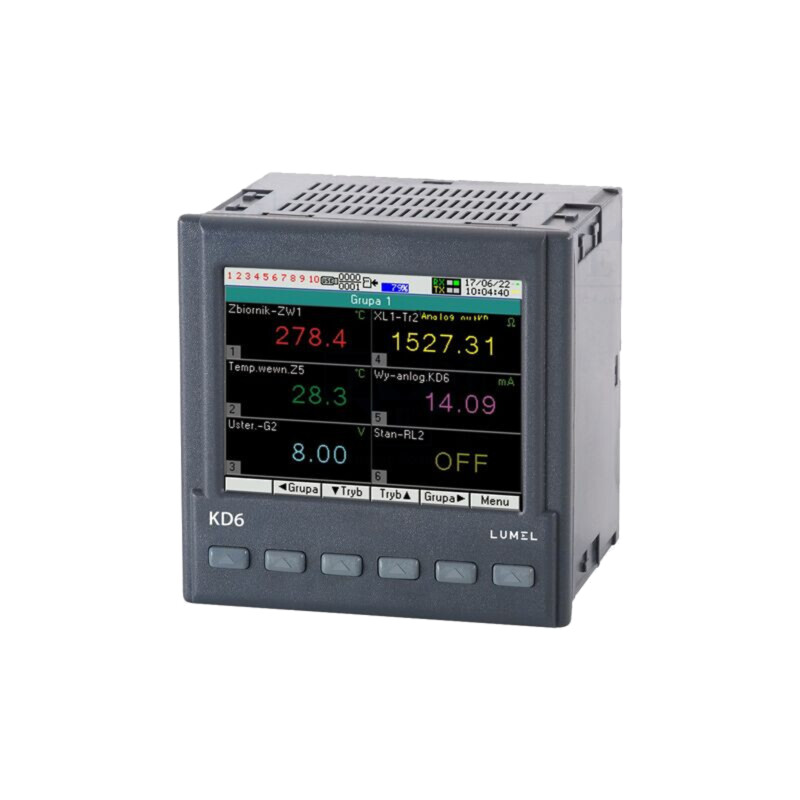 Înregistrator date; Afişaj: LCD TFT 3,5"; 320x240; -10÷55°C; IN: 4
