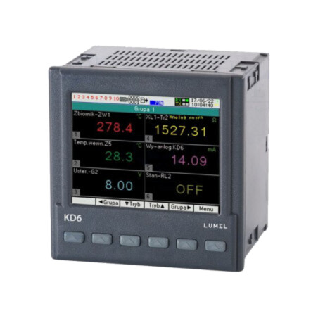 Înregistrator date; Afişaj: LCD TFT 3,5"; 320x240; -10÷55°C; IN: 4