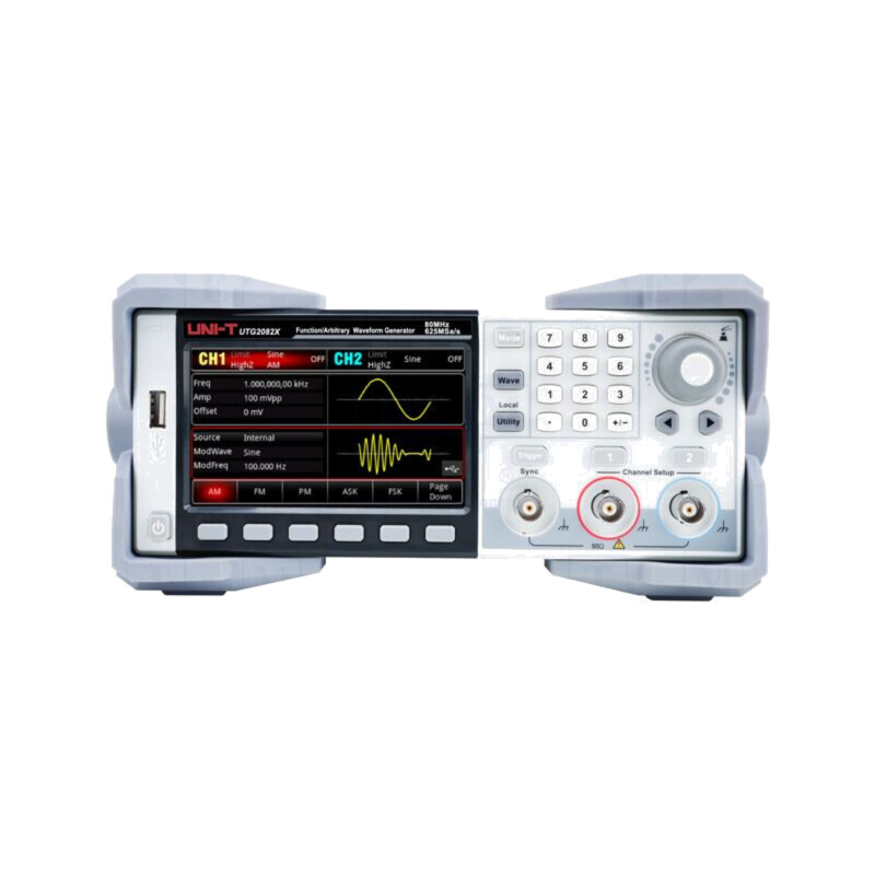 Generator: de funcţii, arbitrar; 80MHz; 480x272; Ch: 2; 100÷240VAC Generator: de funcţii, arbitrar; 80MHz; 480x272; Ch: 2; 100÷240VAC