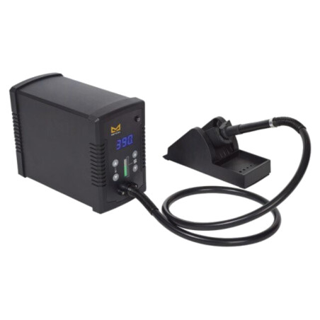 Staţie cu aer cald; digitală,din butoane; 200W; 100÷450°C