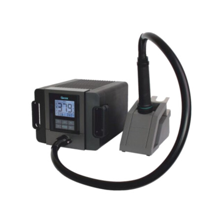Staţie cu aer cald; digitală,din butoane; 1000W; 100÷500°C; ESD
