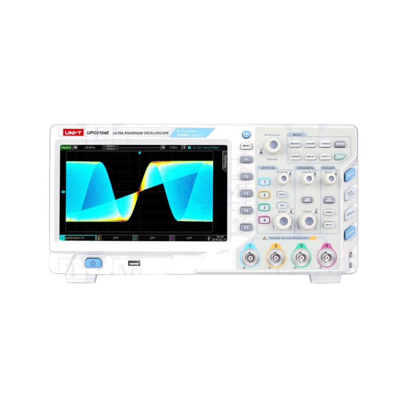 Osciloscop: digital; Ch: 4; 100MHz; 1Gsps; 56Mpts; LCD TFT 8" Osciloscop: digital; Ch: 4; 100MHz; 1Gsps; 56Mpts; LCD TFT 8"