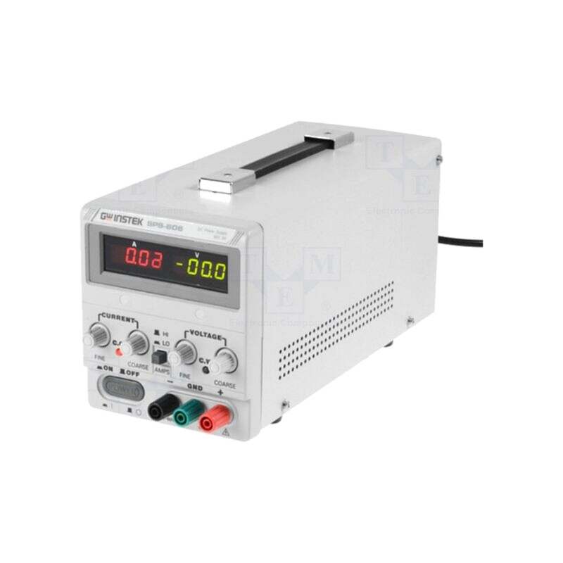 Alimentator: de laborator; pulsatoriu,canal unic; 0÷60VDC; 0÷6A Alimentator: de laborator; pulsatoriu,canal unic; 0÷60VDC; 0÷6A
