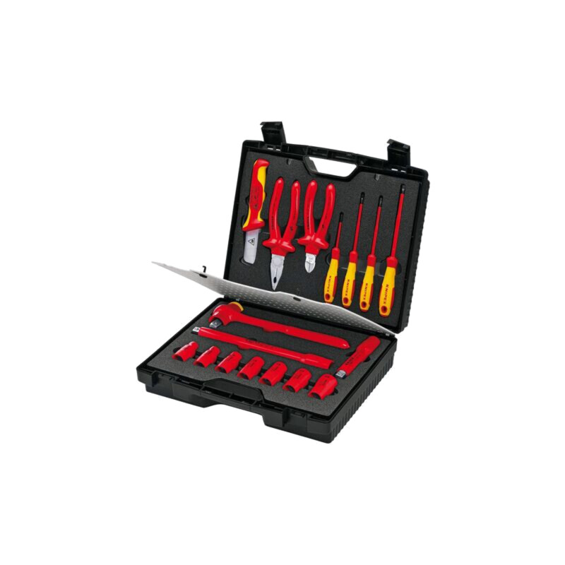 Kit: utilizare generală; pentru electricieni; valijoară; 17buc.