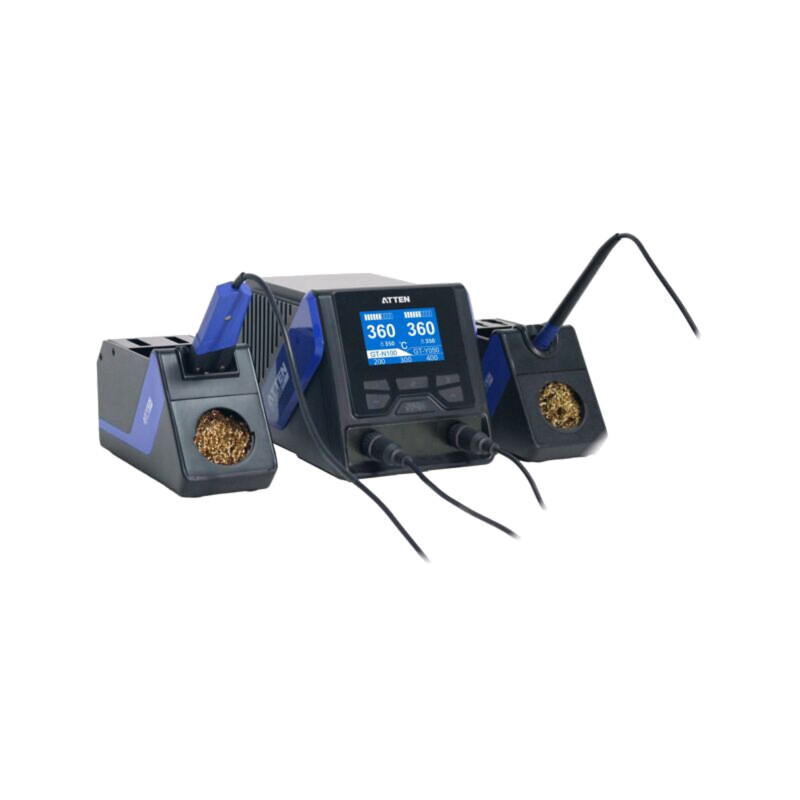 Staţie de service; 200W; 50W; 150÷480°C; 230VAC; Afişaj: LCD; Ch: 2 Staţie de service; 200W; 50W; 150÷480°C; 230VAC; Afişaj: LCD; Ch: 2