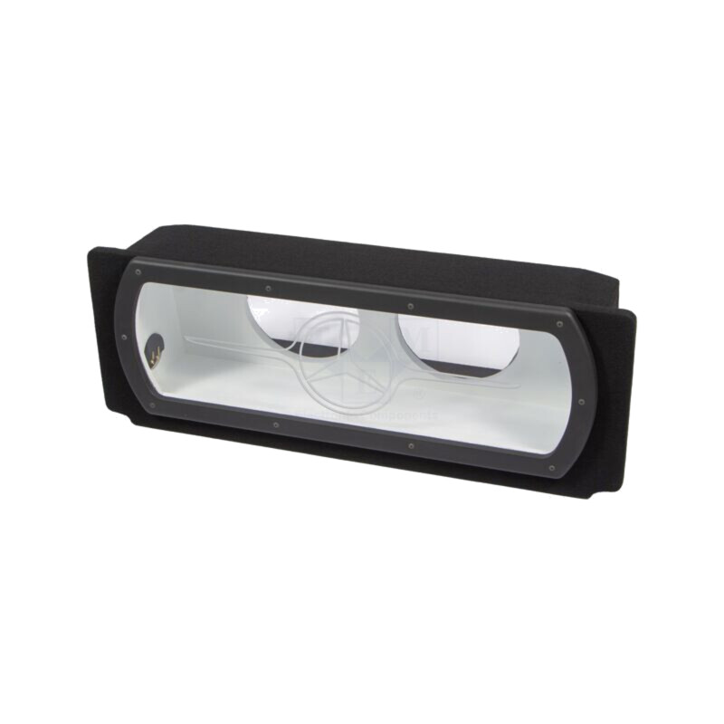 Carcasă difuzor; MDF; neagră; piele artificială; 250mm; Mercedes Carcasă difuzor; MDF; neagră; piele artificială; 250mm; Mercedes