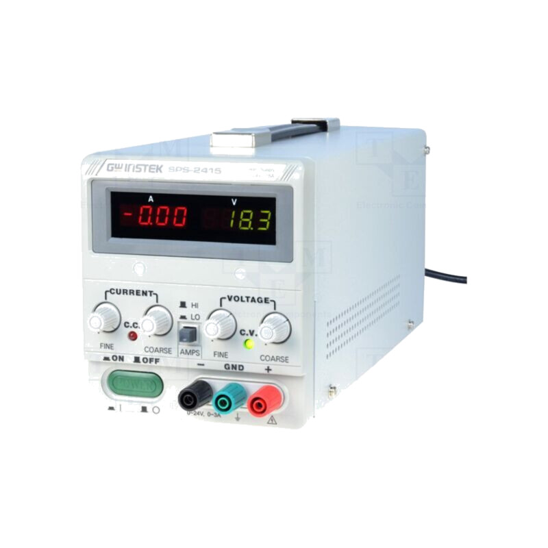Alimentator: de laborator; pulsatoriu,canal unic; 0÷24VDC; 0÷15A