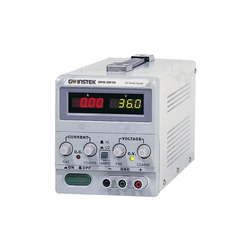 Alimentator: de laborator; pulsatoriu,canal unic; 0÷36VDC; 0÷10A