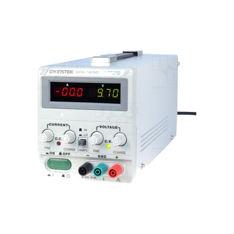 Alimentator: de laborator; pulsatoriu,canal unic; 0÷12VDC; 0÷30A