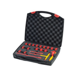 Set chei; imbus,izolată,tubulară; oţel; Fixare: 3/8"; 1kVAC