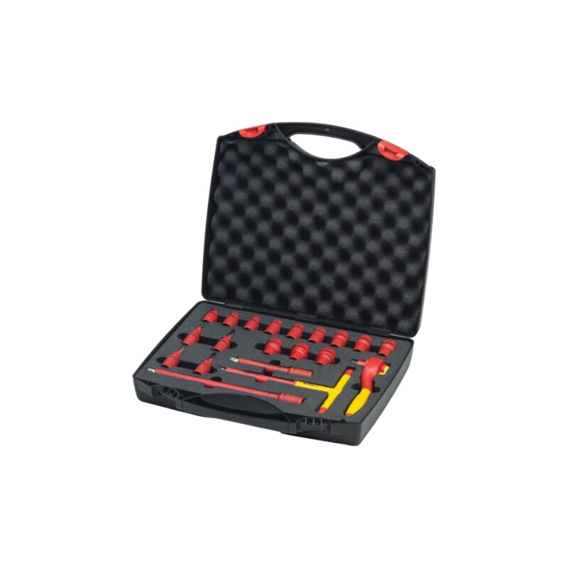 Set chei; imbus,izolată,tubulară; oţel; Fixare: 3/8"; 1kVAC Set chei; imbus,izolată,tubulară; oţel; Fixare: 3/8"; 1kVAC