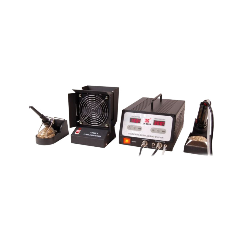 Staţie de lipit-dezlipit; 100W; 100W; 300÷450°C; 220VAC; Camere: 2 Staţie de lipit-dezlipit; 100W; 100W; 300÷450°C; 220VAC; Camere: 2