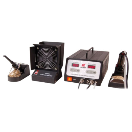Staţie de lipit-dezlipit; 100W; 100W; 300÷450°C; 220VAC; Camere: 2