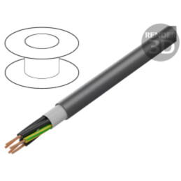 Cablu; Xtra Guard® Flex; 5x14AWG; neecranat; 600V; 30,5m; Cu; litat