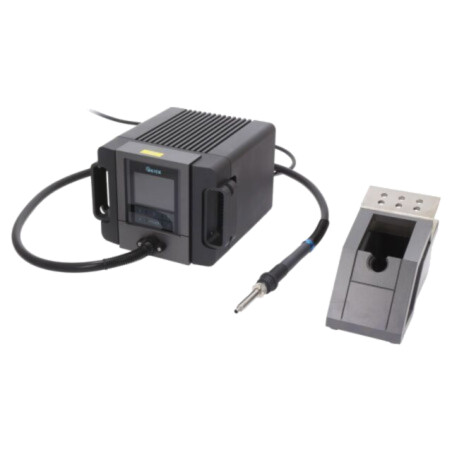 Staţie cu aer cald; digitală,panou tactil; 180W; 100÷450°C; ESD