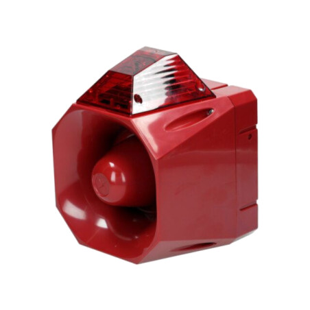Semnalizator: luminos şi acustic; 18÷30VDC; sirenă,lumină flash