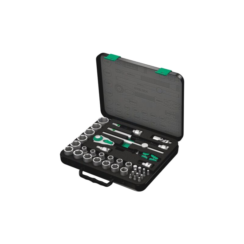 Set chei; în ţoli,tubulară; Fixare: 1/2"; 38buc.