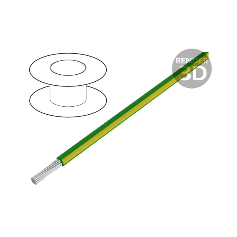 Cablu; EcoGen®,EcoWire,HookUp Wire; litat; Cu; 16AWG; MPPE; 600V Cablu; EcoGen®,EcoWire,HookUp Wire; litat; Cu; 16AWG; MPPE; 600V
