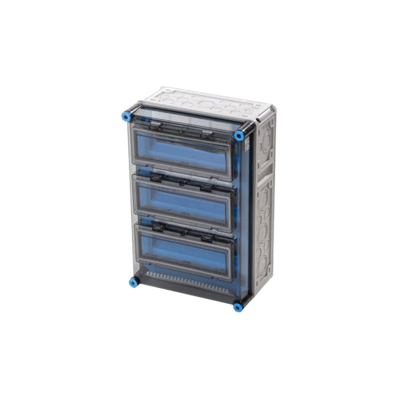 Carcasă: pentru aparatură modulară; IP65; gri deschis; Nr.mod: 36 Carcasă: pentru aparatură modulară; IP65; gri deschis; Nr.mod: 36