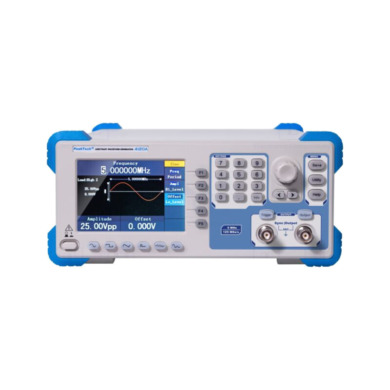Generator: de funcţii, arbitrar; LCD TFT 3,9"; 480x320; Ch: 1 Generator: de funcţii, arbitrar; LCD TFT 3,9"; 480x320; Ch: 1