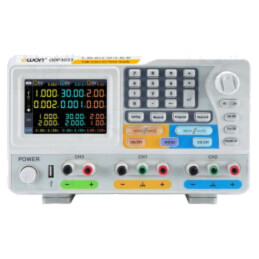 Alimentator: de laborator programabil; Ch: 3; 0÷30VDC; 0÷3A; 0÷3A