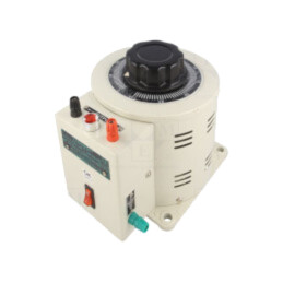 Autotransformator variabil; 230VAC; Uieş: 0÷260V; 6,5A; cu şurub