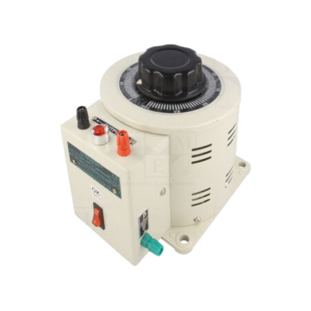 Autotransformator variabil; 230VAC; Uieş: 0÷260V; 6,5A; cu şurub