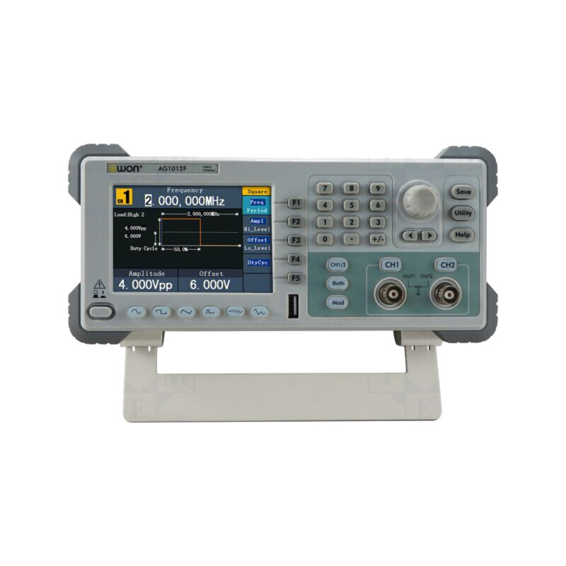 Generator: de funcţii, arbitrar; 10MHz; LCD 4,3"; 480x320; Ch: 2 Generator: de funcţii, arbitrar; 10MHz; LCD 4,3"; 480x320; Ch: 2