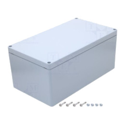 Carcasă: universală; X: 230mm; Y: 401mm; Z: 180mm; ALN; aluminiu; gri
