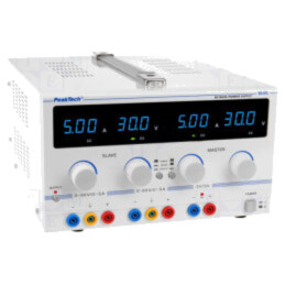 Alimentator: de laborator; reglabil,multicanal; 0÷30VDC; 0÷5A