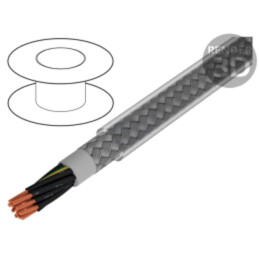 Cablu; Pro-Met; 12G1mm2; ecranat,tresă de cupru cositorit; PVC