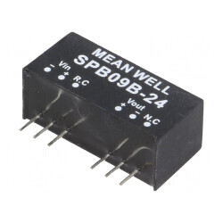 Convertor DC/DC 9W 18-36V la 24V 375mA SIP8 | Electronic-mag.ro | Componente Electronice