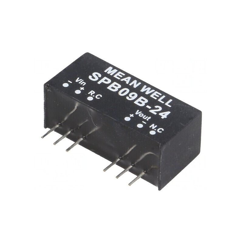 Convertor DC/DC 9W 18-36V la 24V 375mA SIP8 | Electronic-mag.ro | Componente Electronice